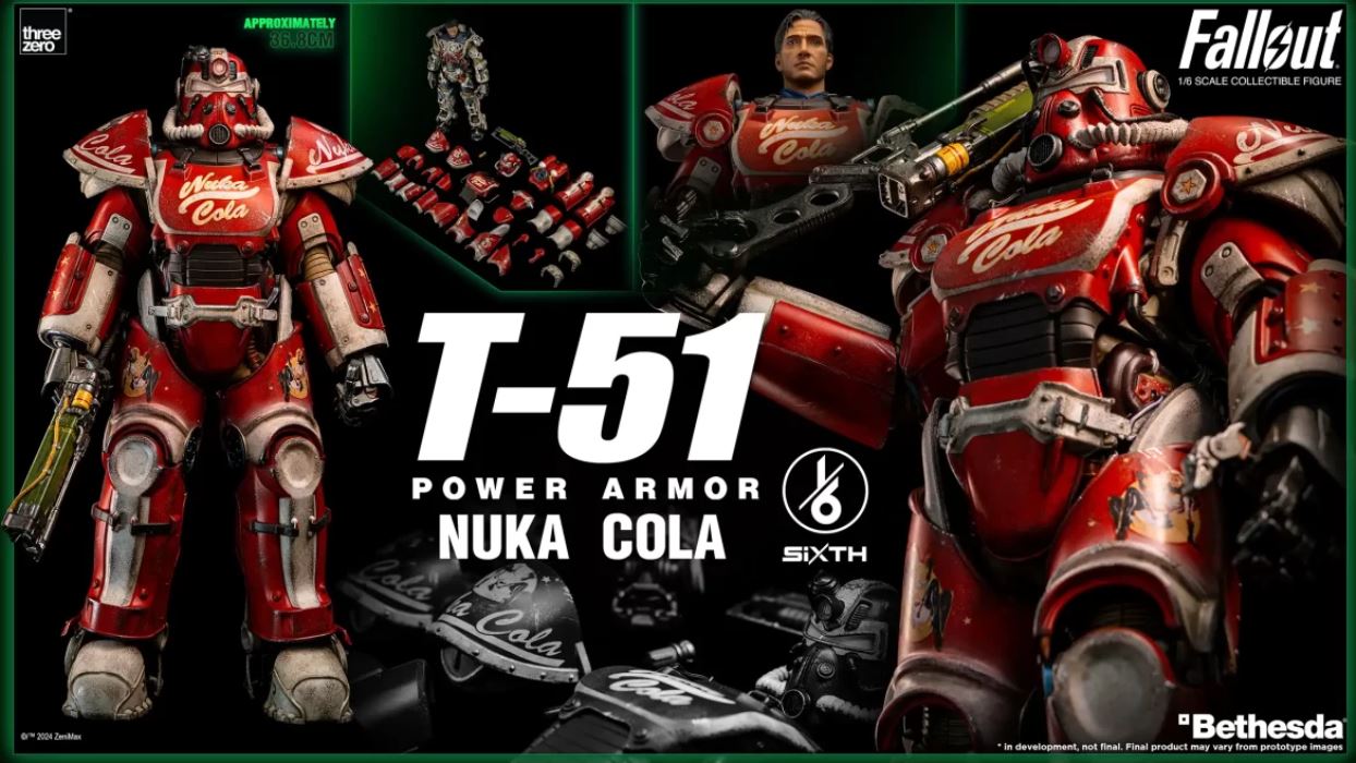 Fallout T-51 Nuka Cola Power Armor 1/6
