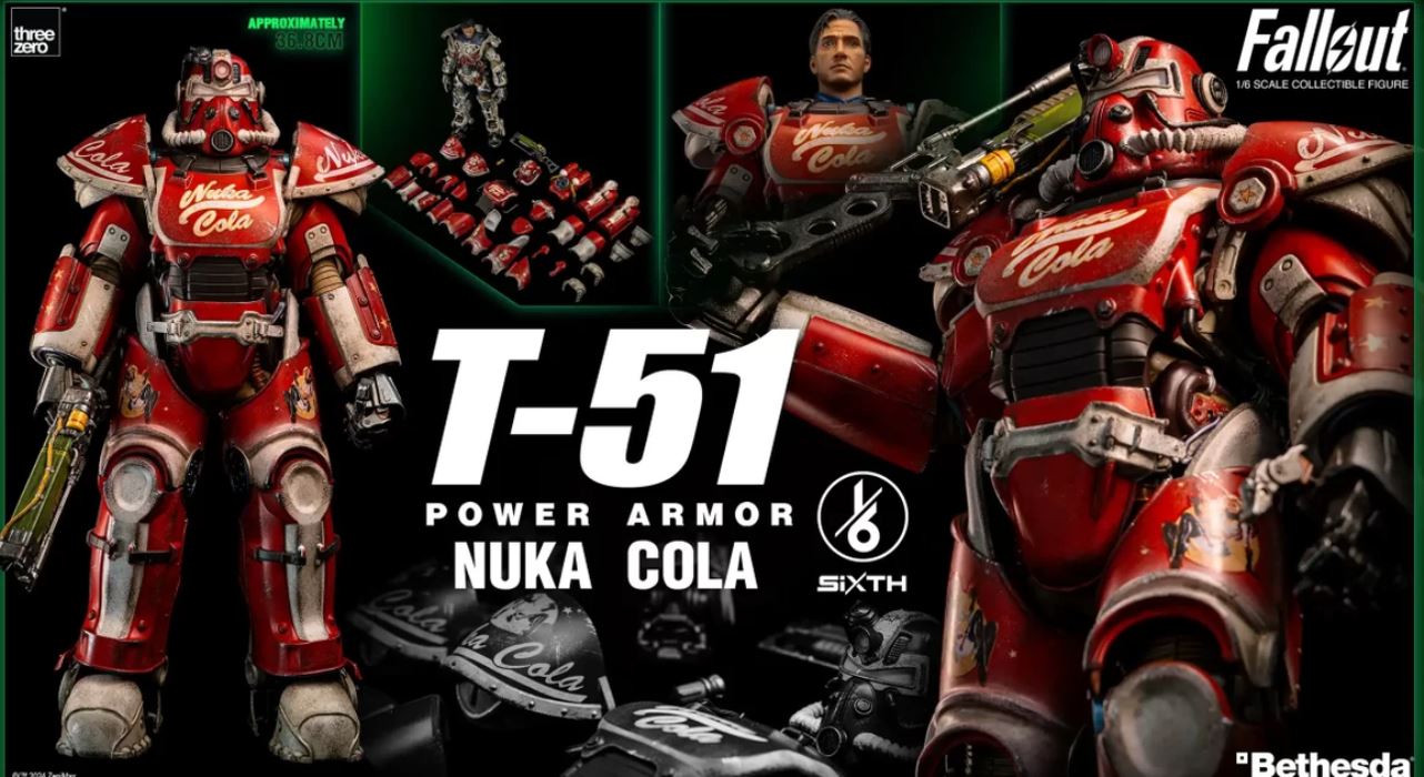 Fallout T-51 Nuka Cola Power Armor 1/6
