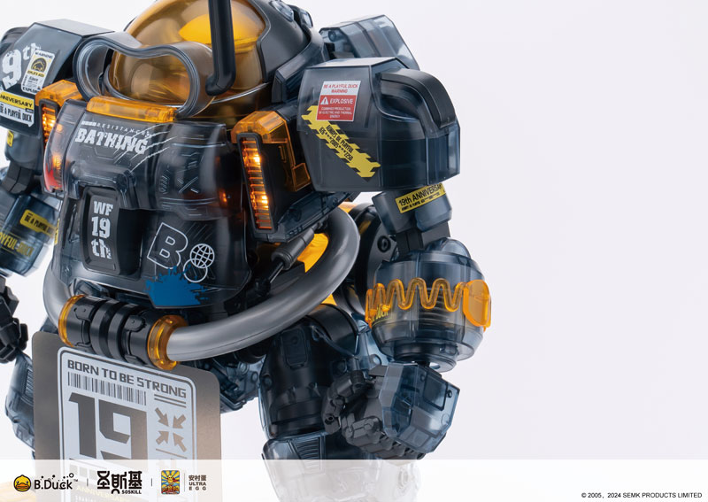 SpaDuck 19th Anniversary Exclusive Black Warrior ver. Plastic Model Kit