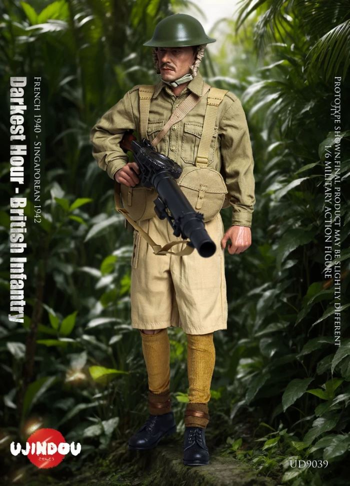 WWII British Infantry France 1940-Singapore 1942 1/6