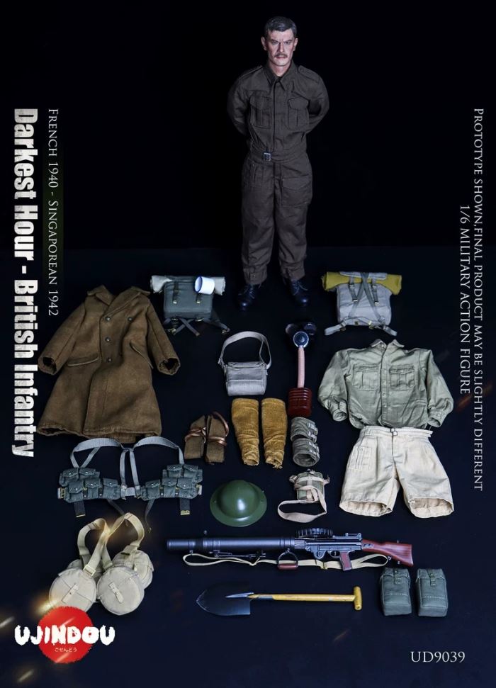 WWII British Infantry France 1940-Singapore 1942 1/6