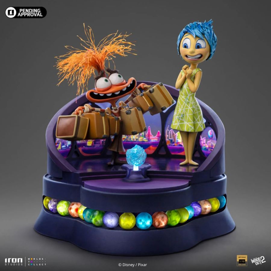 Joy and Anxiety Deluxe - Inside Out 2 - Art Scale 1/10
