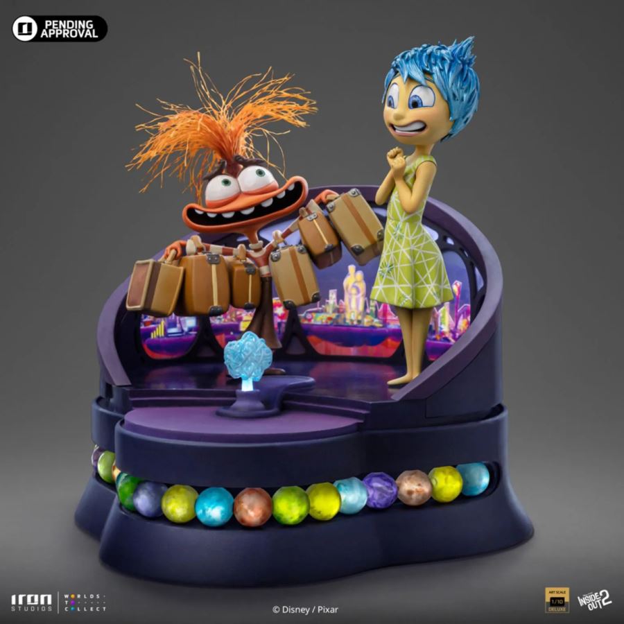 Joy and Anxiety Deluxe - Inside Out 2 - Art Scale 1/10