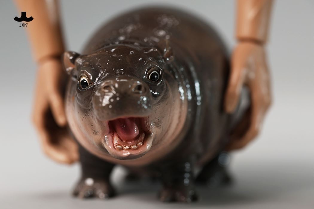 Baby Hippo Figurine 1/6