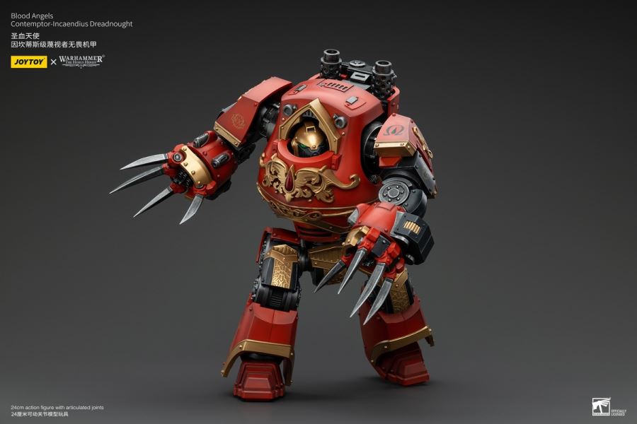 Blood Angels - First Captain of the Radron Regiment/Incantis-class Contemptor Dreadnought/Dawnbreaker 1/18
