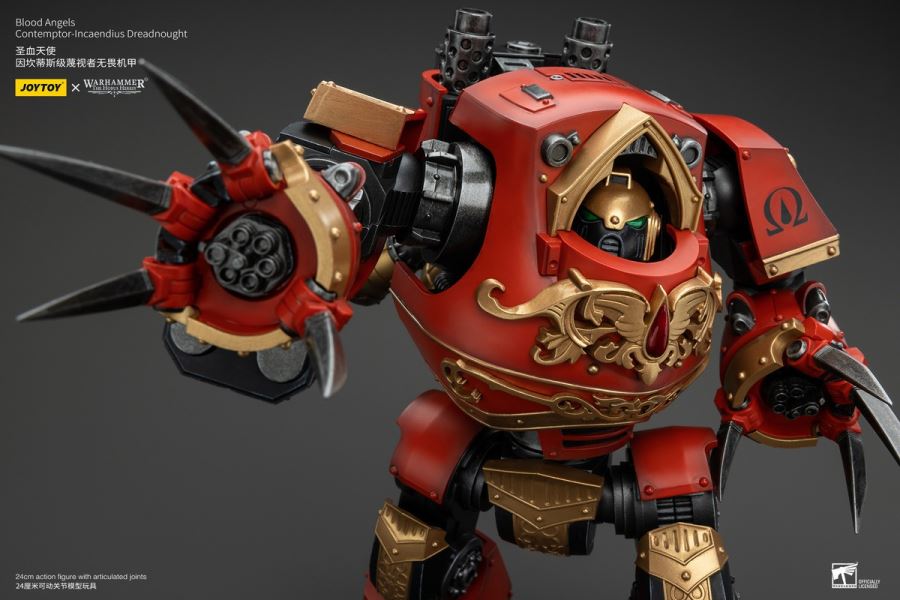 Blood Angels - First Captain of the Radron Regiment/Incantis-class Contemptor Dreadnought/Dawnbreaker 1/18