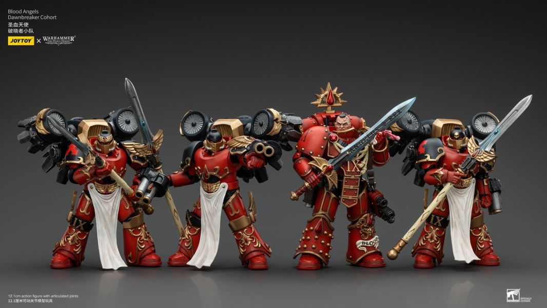 Blood Angels - First Captain of the Radron Regiment/Incantis-class Contemptor Dreadnought/Dawnbreaker 1/18