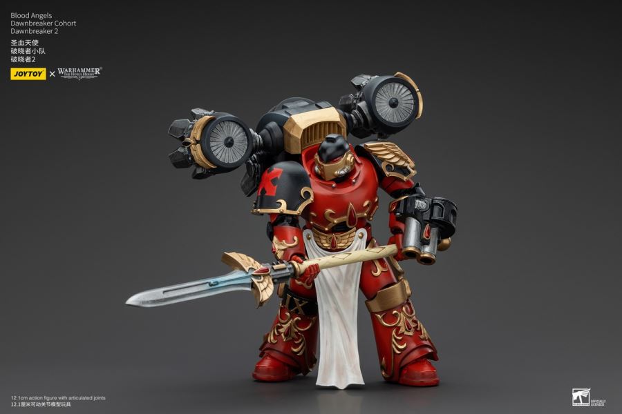 Blood Angels - First Captain of the Radron Regiment/Incantis-class Contemptor Dreadnought/Dawnbreaker 1/18