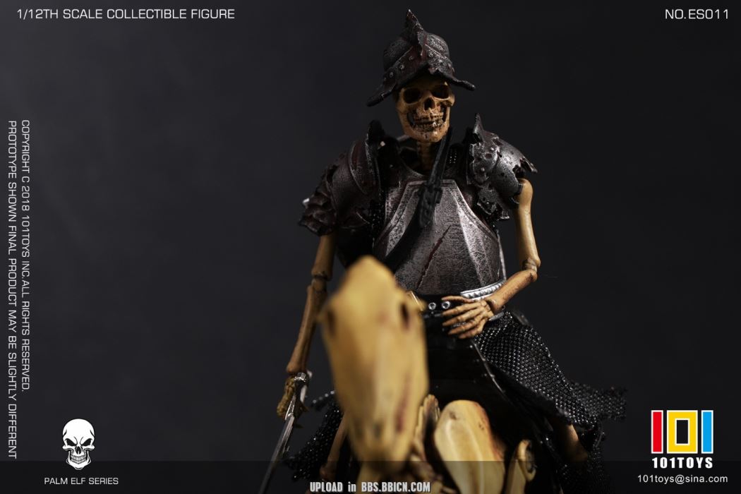 Pocket Elf Series - Skeleton Medieval Knight / Egyptian Mummy / Skeleton Horse 1/12