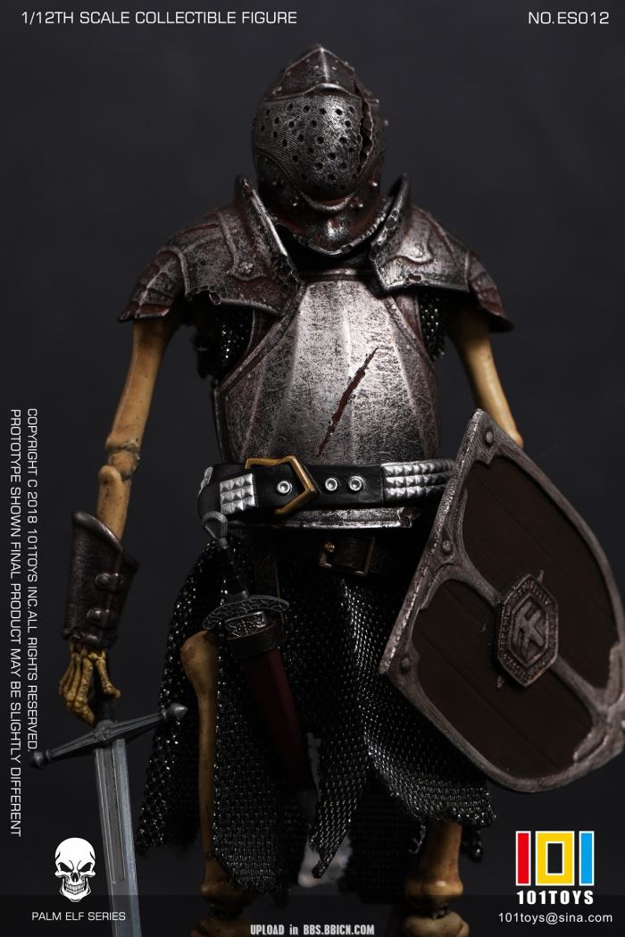 Pocket Elf Series - Skeleton Medieval Knight / Egyptian Mummy / Skeleton Horse 1/12