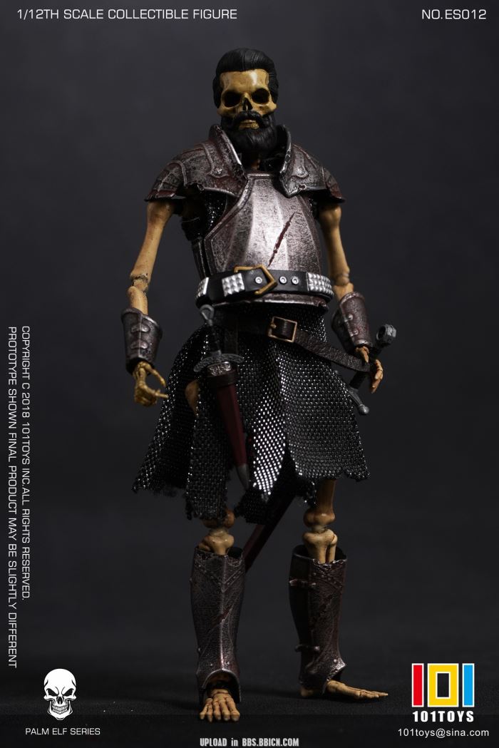 Pocket Elf Series - Skeleton Medieval Knight / Egyptian Mummy / Skeleton Horse 1/12