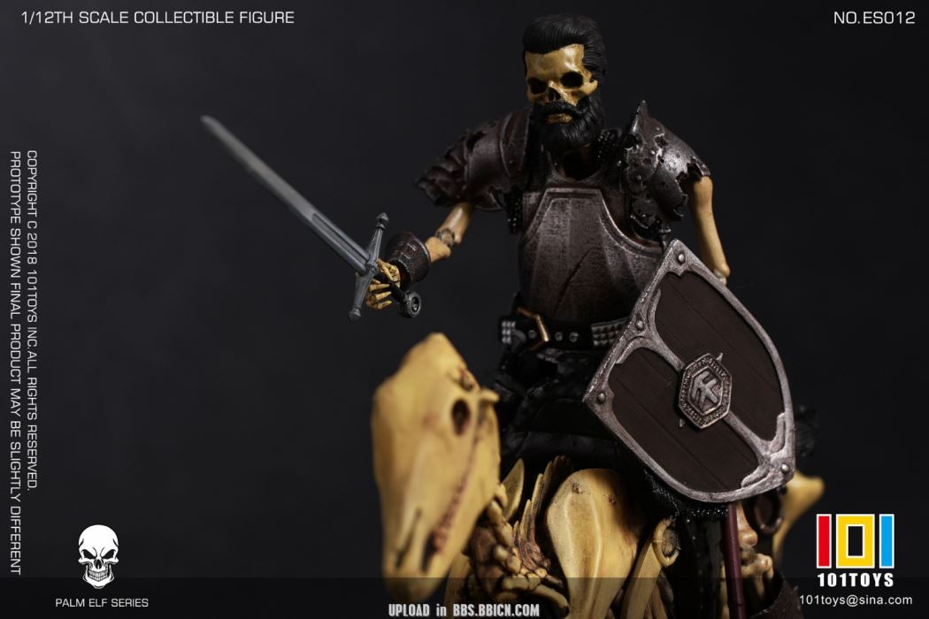Pocket Elf Series - Skeleton Medieval Knight / Egyptian Mummy / Skeleton Horse 1/12