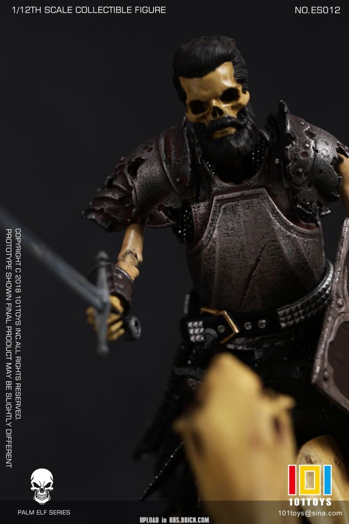 Pocket Elf Series - Skeleton Medieval Knight / Egyptian Mummy / Skeleton Horse 1/12