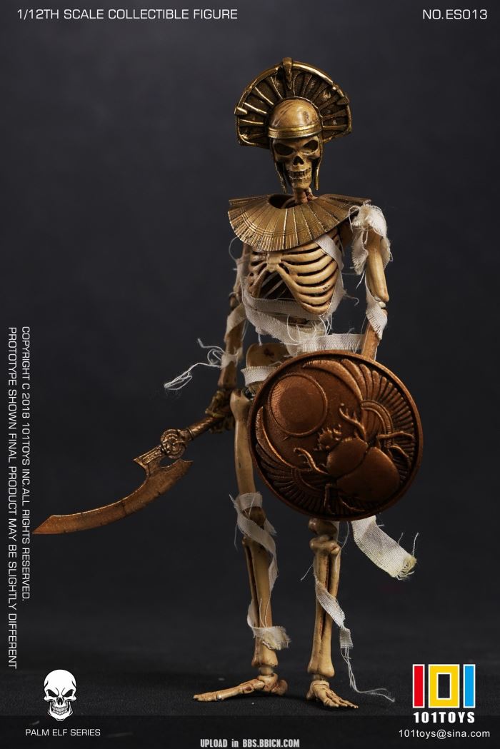 Pocket Elf Series - Skeleton Medieval Knight / Egyptian Mummy / Skeleton Horse 1/12