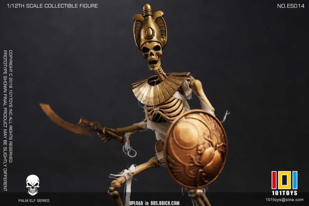 Pocket Elf Series - Skeleton Medieval Knight / Egyptian Mummy / Skeleton Horse 1/12