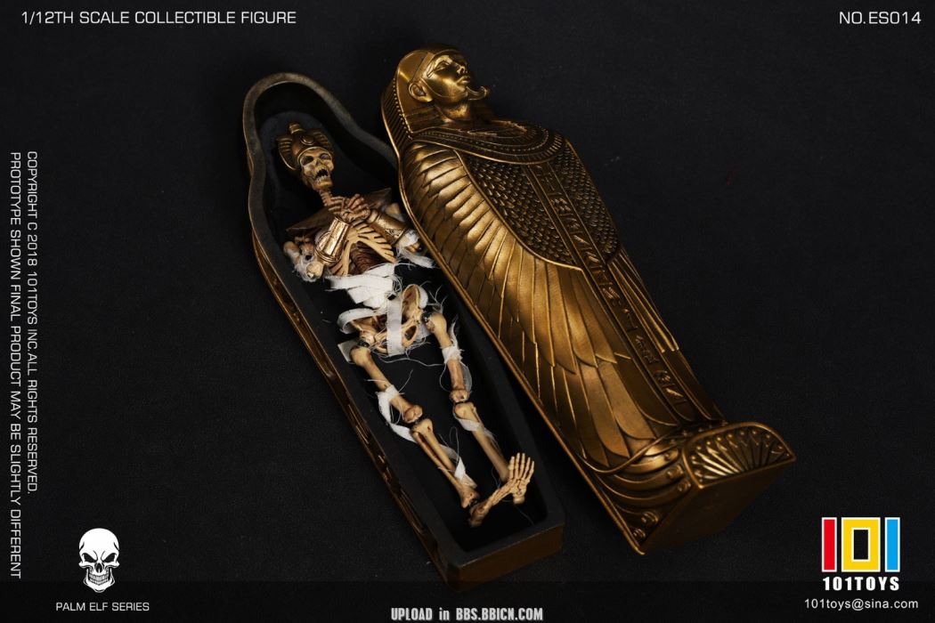 Pocket Elf Series - Skeleton Medieval Knight / Egyptian Mummy / Skeleton Horse 1/12