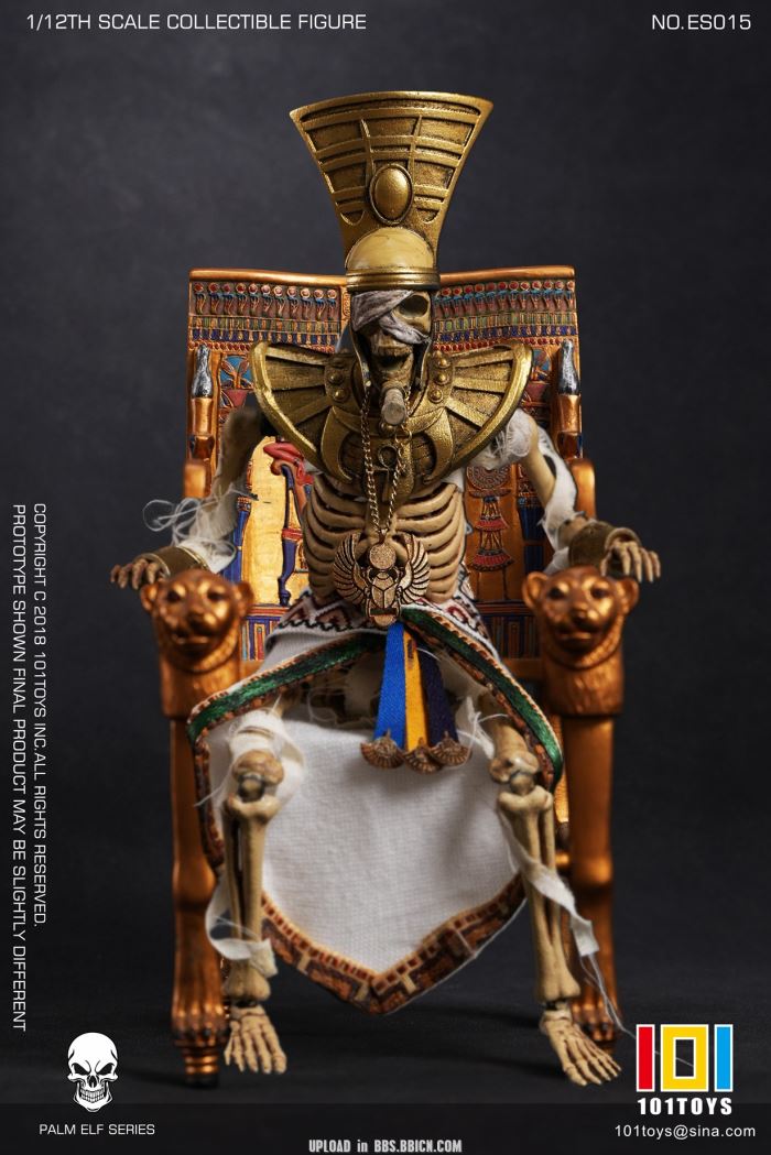 Pocket Elf Series - Skeleton Medieval Knight / Egyptian Mummy / Skeleton Horse 1/12