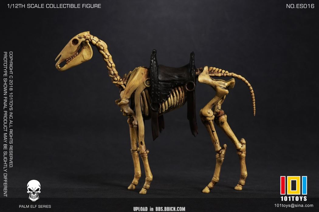 Pocket Elf Series - Skeleton Medieval Knight / Egyptian Mummy / Skeleton Horse 1/12