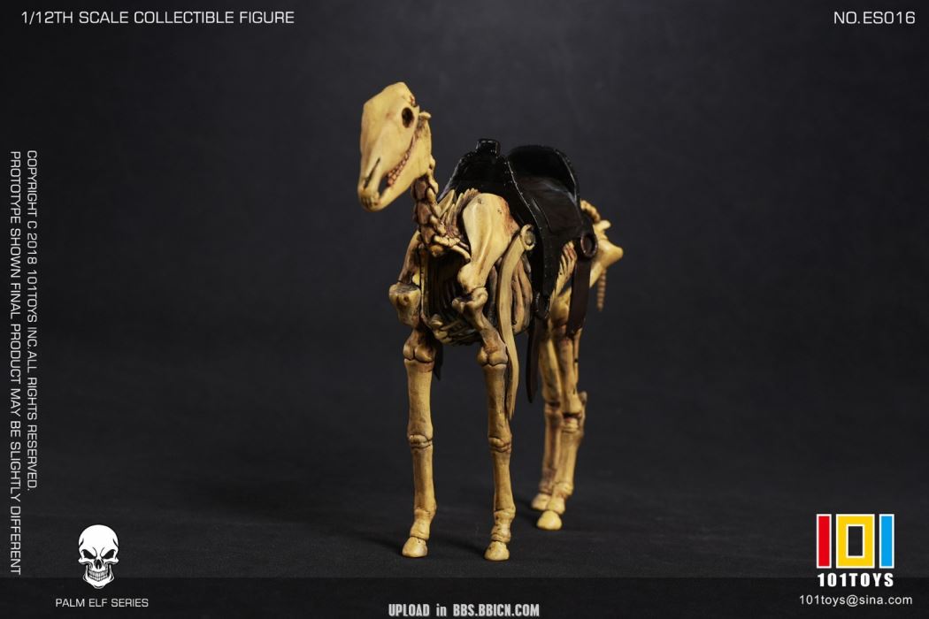 Pocket Elf Series - Skeleton Medieval Knight / Egyptian Mummy / Skeleton Horse 1/12