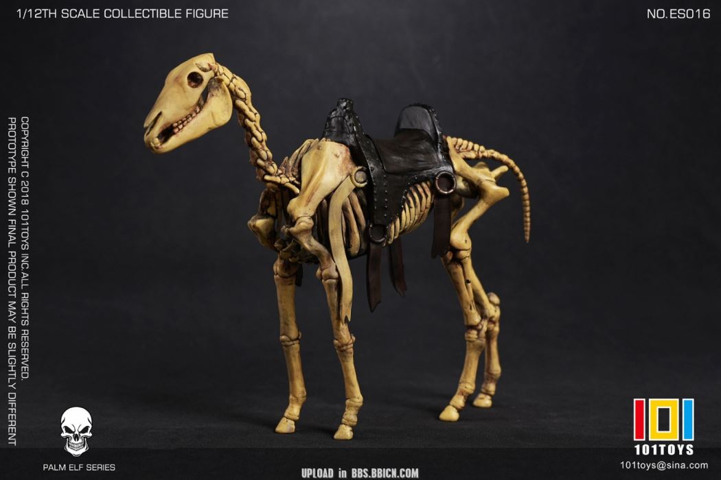 Pocket Elf Series - Skeleton Medieval Knight / Egyptian Mummy / Skeleton Horse 1/12