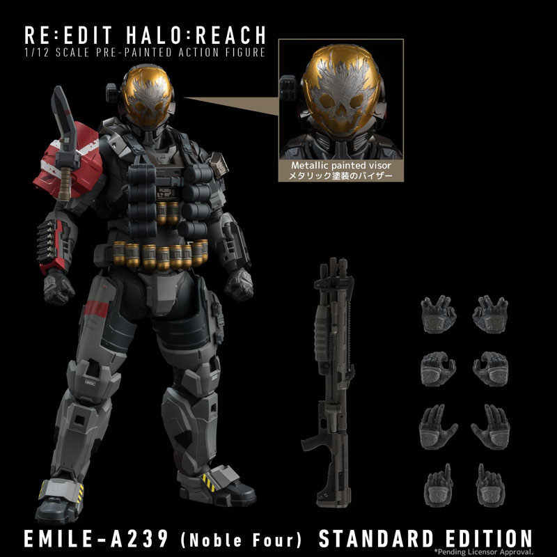 RE:EDIT Halo: REACH 1/12 SCALE EMILE-A239 (Noble Four)