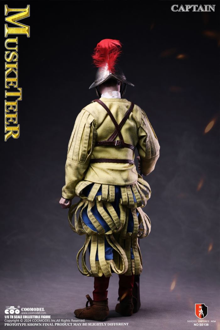 Empire Series - SPANISH CONQUISTADOR MUSKETEER SERGEANT (NICKEL SILVER EDITION) 1/6