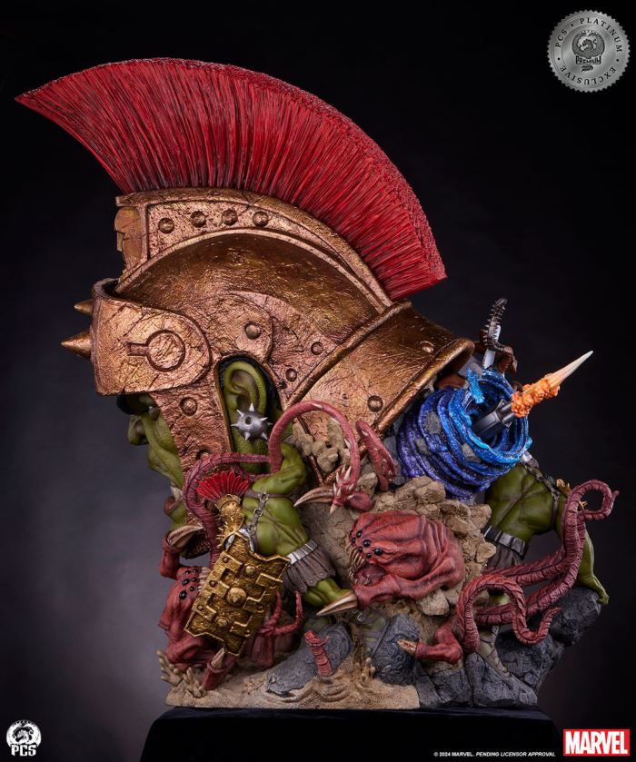 Planet Hulk Fine Art Bust - Platinum Ex