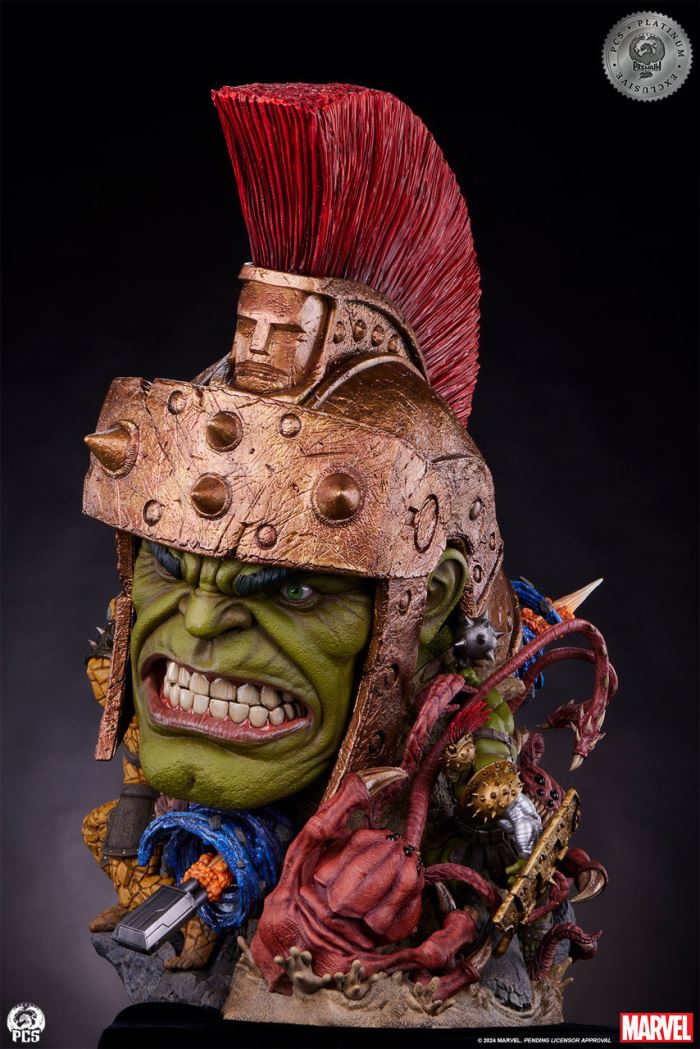 Planet Hulk Fine Art Bust - Platinum Ex