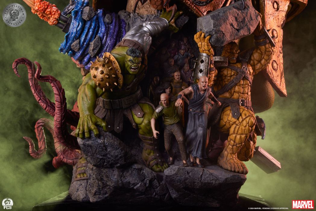 Planet Hulk Fine Art Bust - Platinum Ex