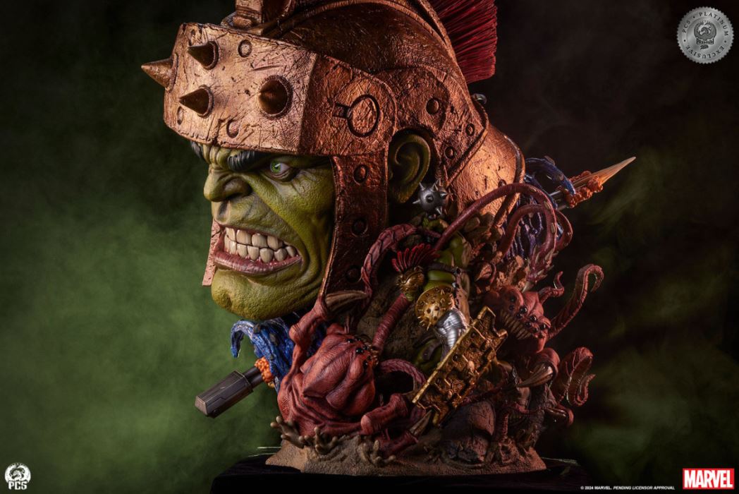 Planet Hulk Fine Art Bust - Platinum Ex