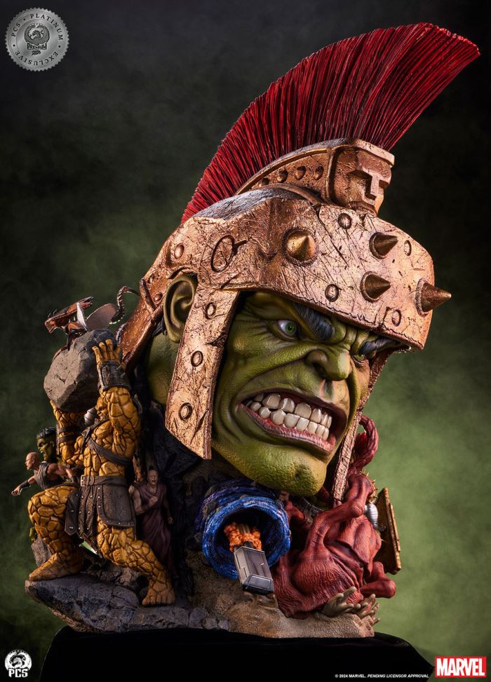 Planet Hulk Fine Art Bust - Platinum Ex