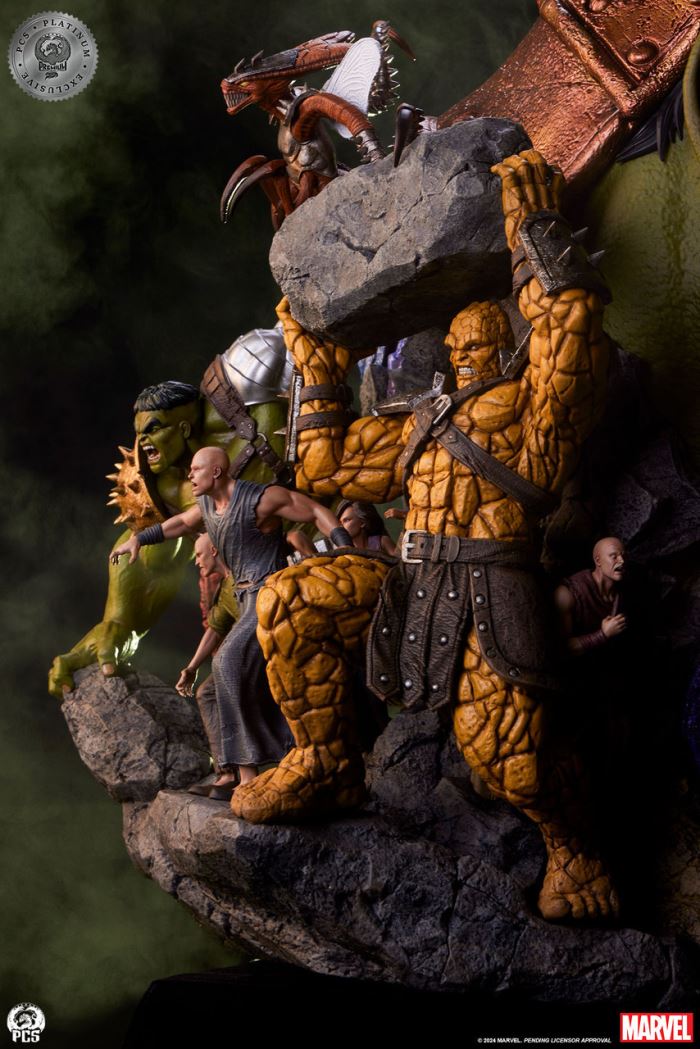 Planet Hulk Fine Art Bust - Platinum Ex