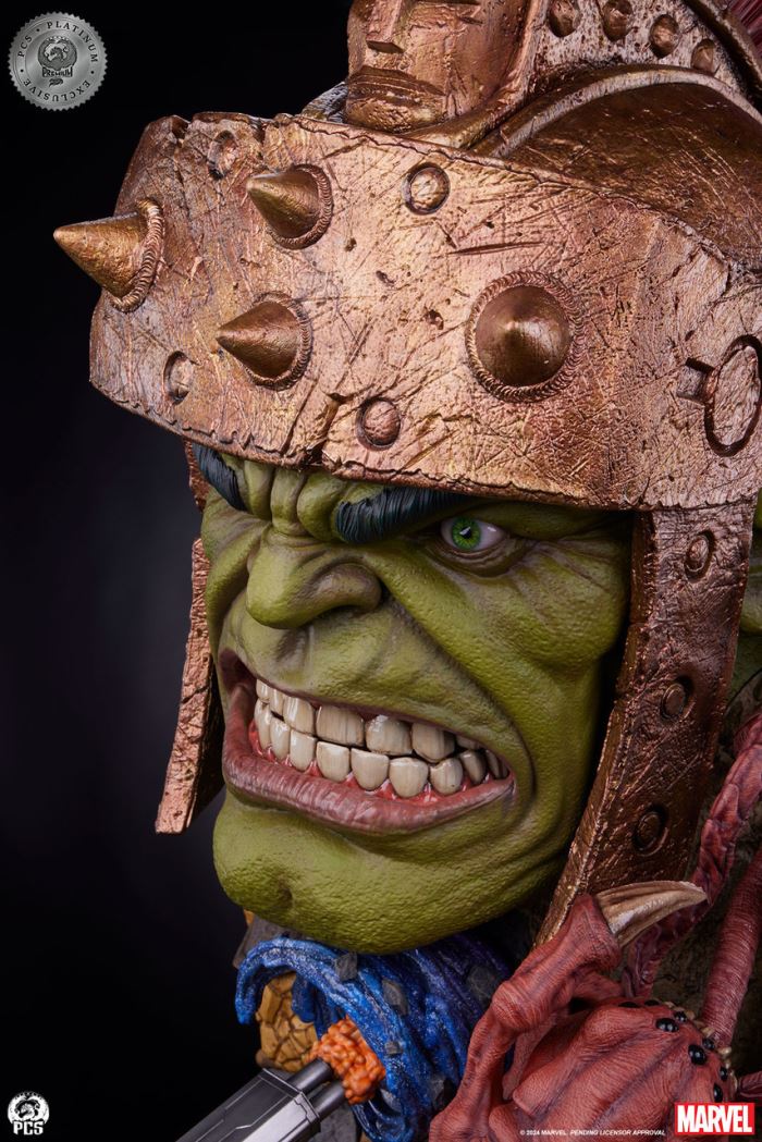 Planet Hulk Fine Art Bust - Platinum Ex