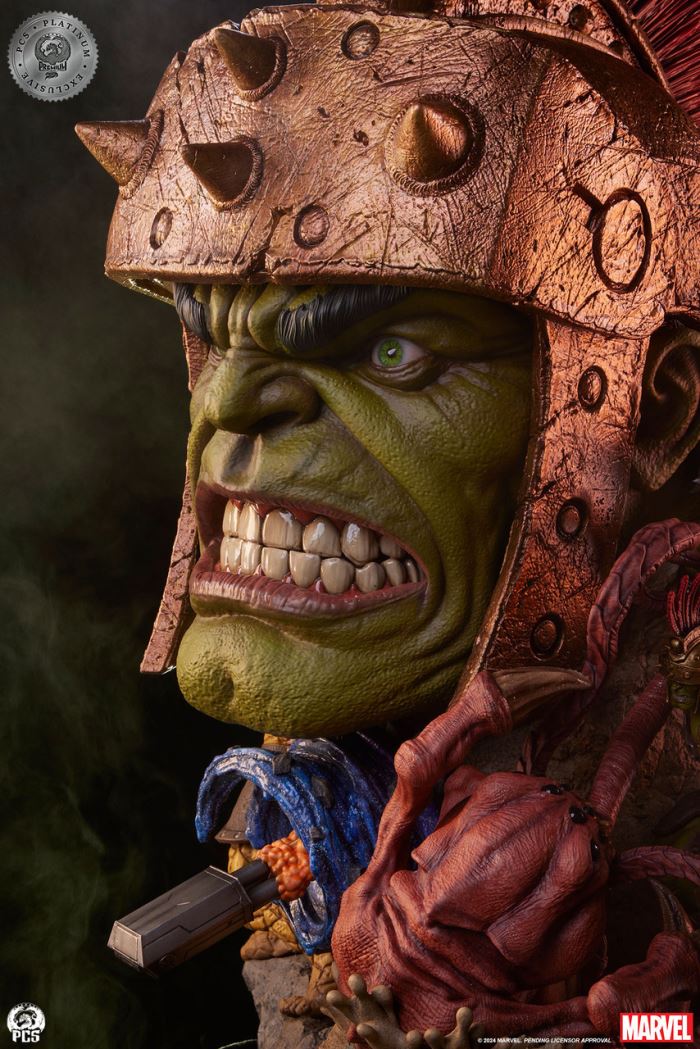 Planet Hulk Fine Art Bust - Platinum Ex