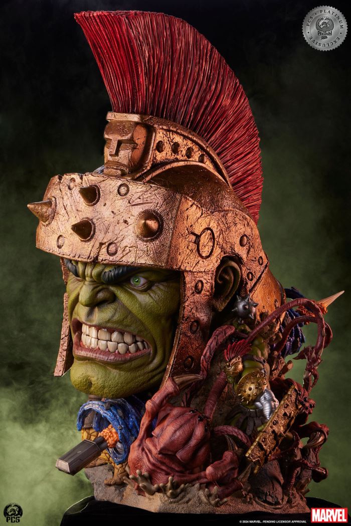Planet Hulk Fine Art Bust - Platinum Ex