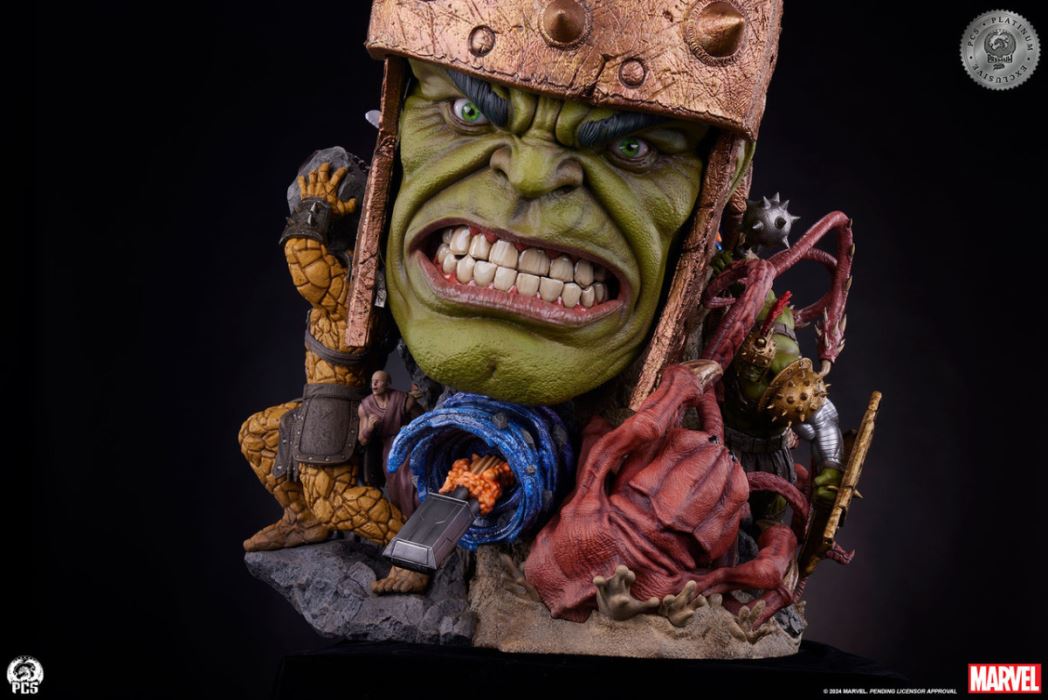 Planet Hulk Fine Art Bust - Platinum Ex