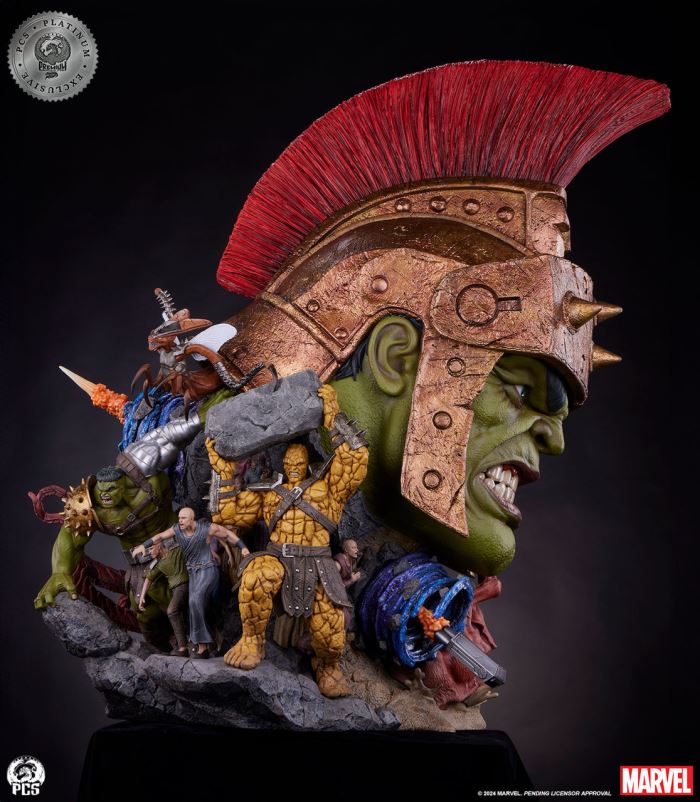 Planet Hulk Fine Art Bust - Platinum Ex