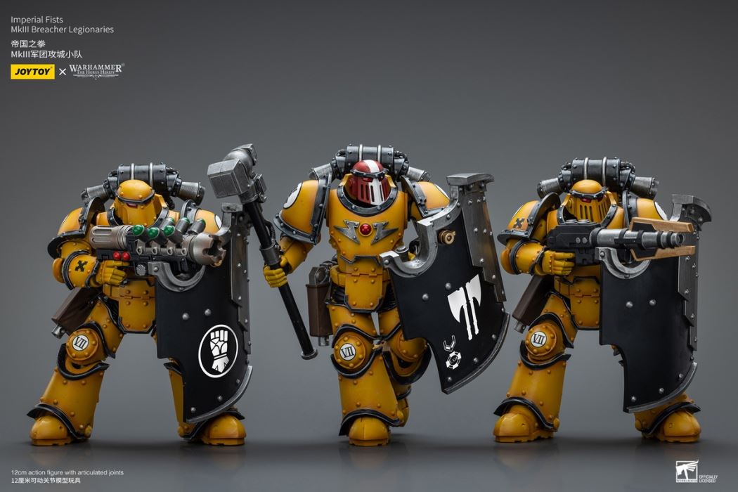 Imperial Fist-First Warrior Sigismund/MK3 Siege Team 1/18