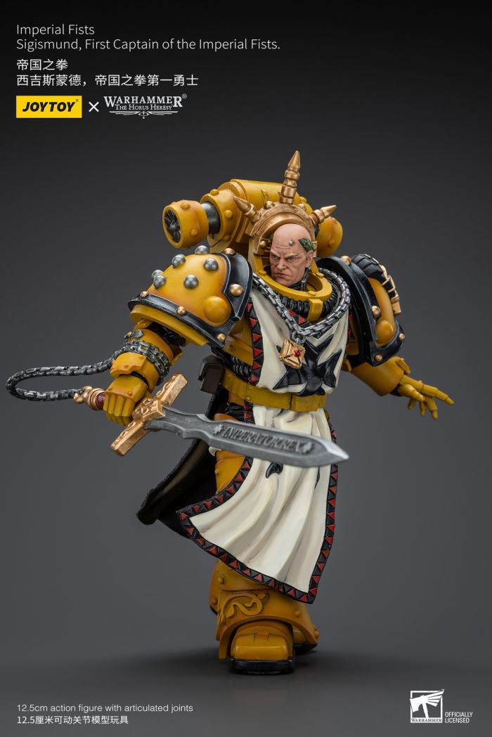 Imperial Fist-First Warrior Sigismund/MK3 Siege Team 1/18
