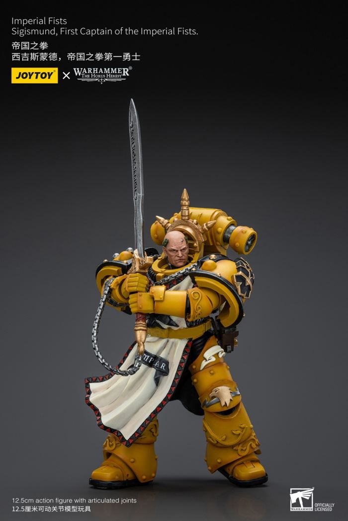 Imperial Fist-First Warrior Sigismund/MK3 Siege Team 1/18
