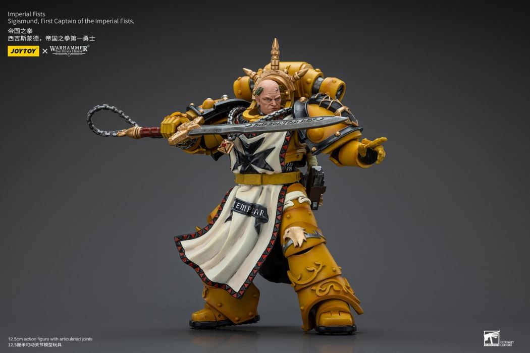 Imperial Fist-First Warrior Sigismund/MK3 Siege Team 1/18