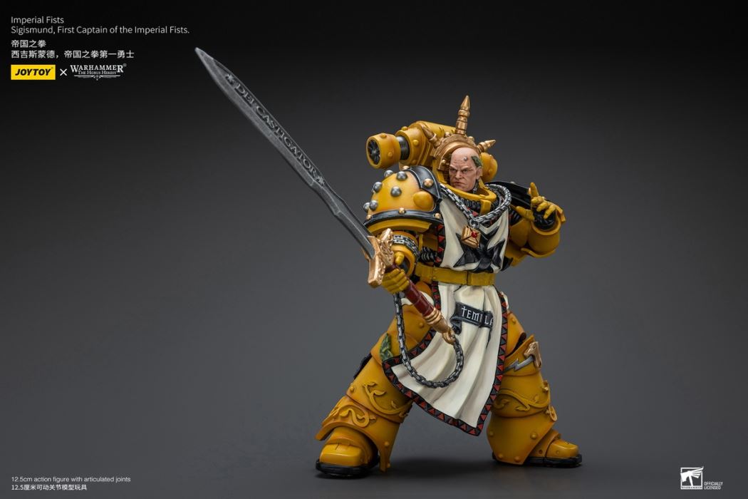 Imperial Fist-First Warrior Sigismund/MK3 Siege Team 1/18