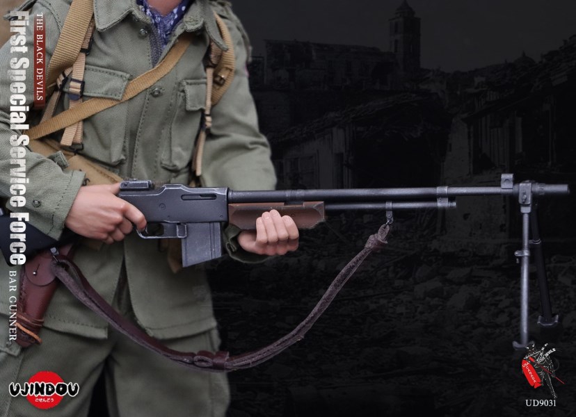 World War II US-Canada Joint Special Service Team 1 - Browning Automatic Rifle Shooter