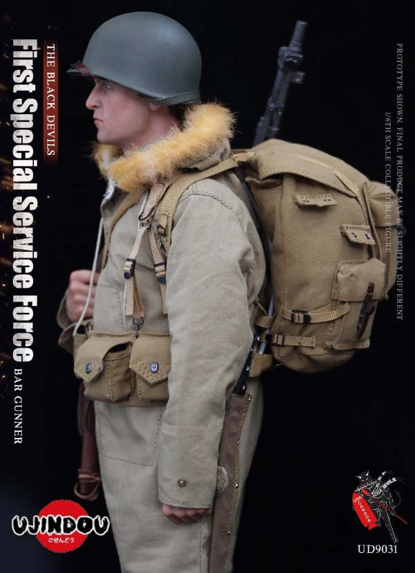 World War II US-Canada Joint Special Service Team 1 - Browning Automatic Rifle Shooter