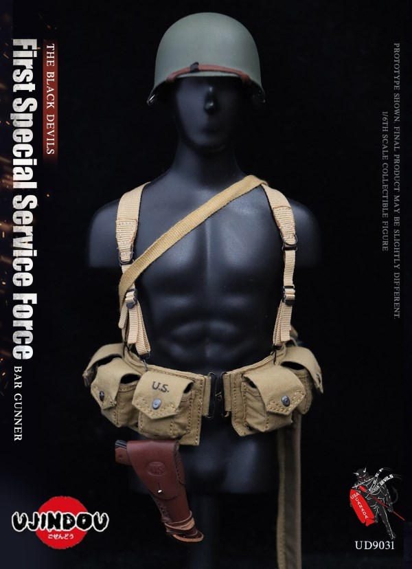 World War II US-Canada Joint Special Service Team 1 - Browning Automatic Rifle Shooter