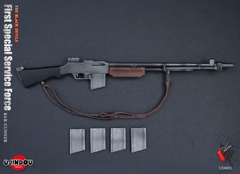 World War II US-Canada Joint Special Service Team 1 - Browning Automatic Rifle Shooter