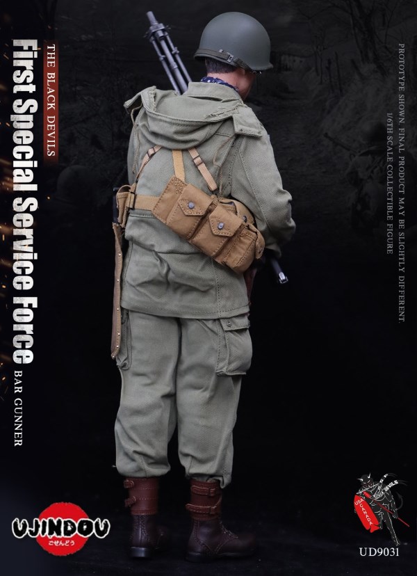 World War II US-Canada Joint Special Service Team 1 - Browning Automatic Rifle Shooter