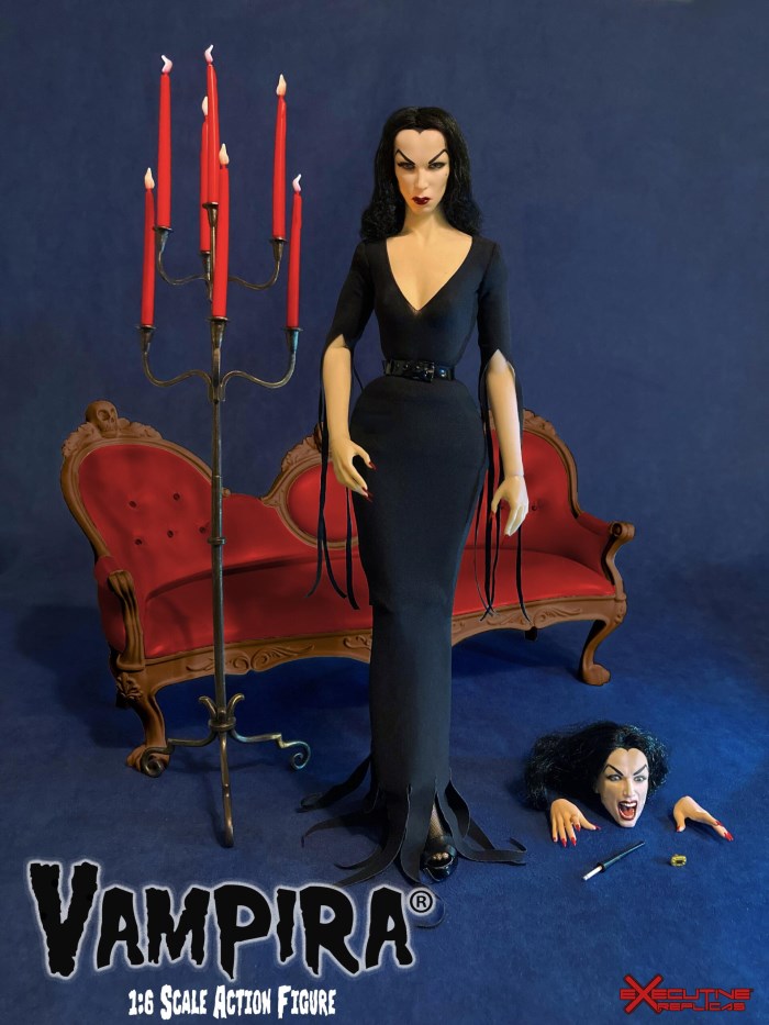 Vampira Action Figure-Color Version/Black and White Version 1/6