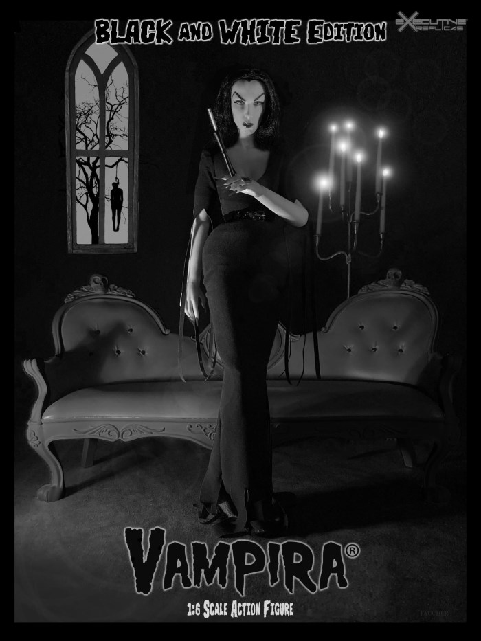 Vampira Action Figure-Color Version/Black and White Version 1/6