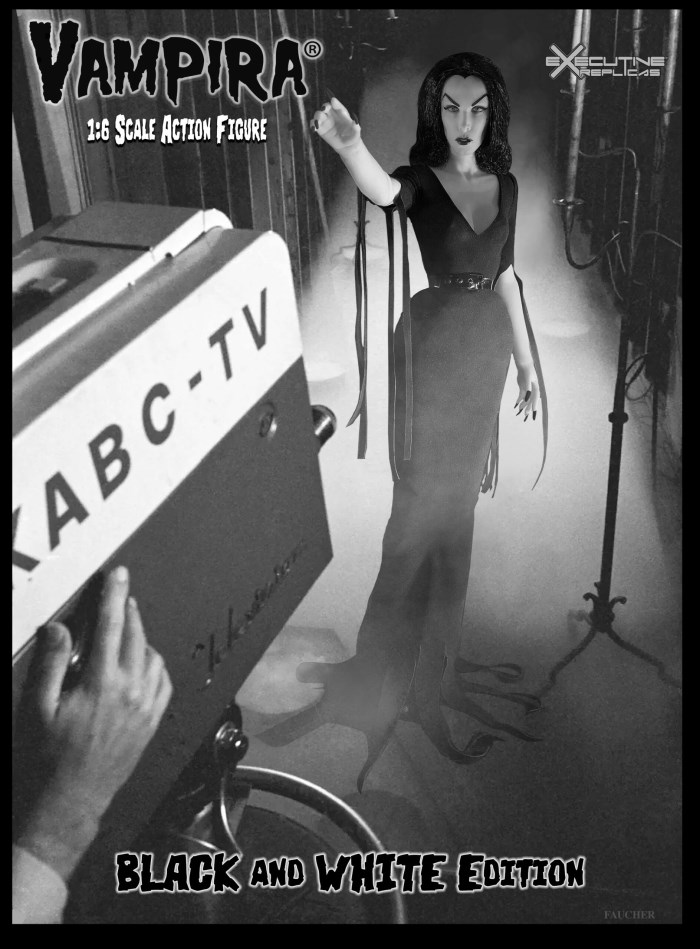 Vampira Action Figure-Color Version/Black and White Version 1/6